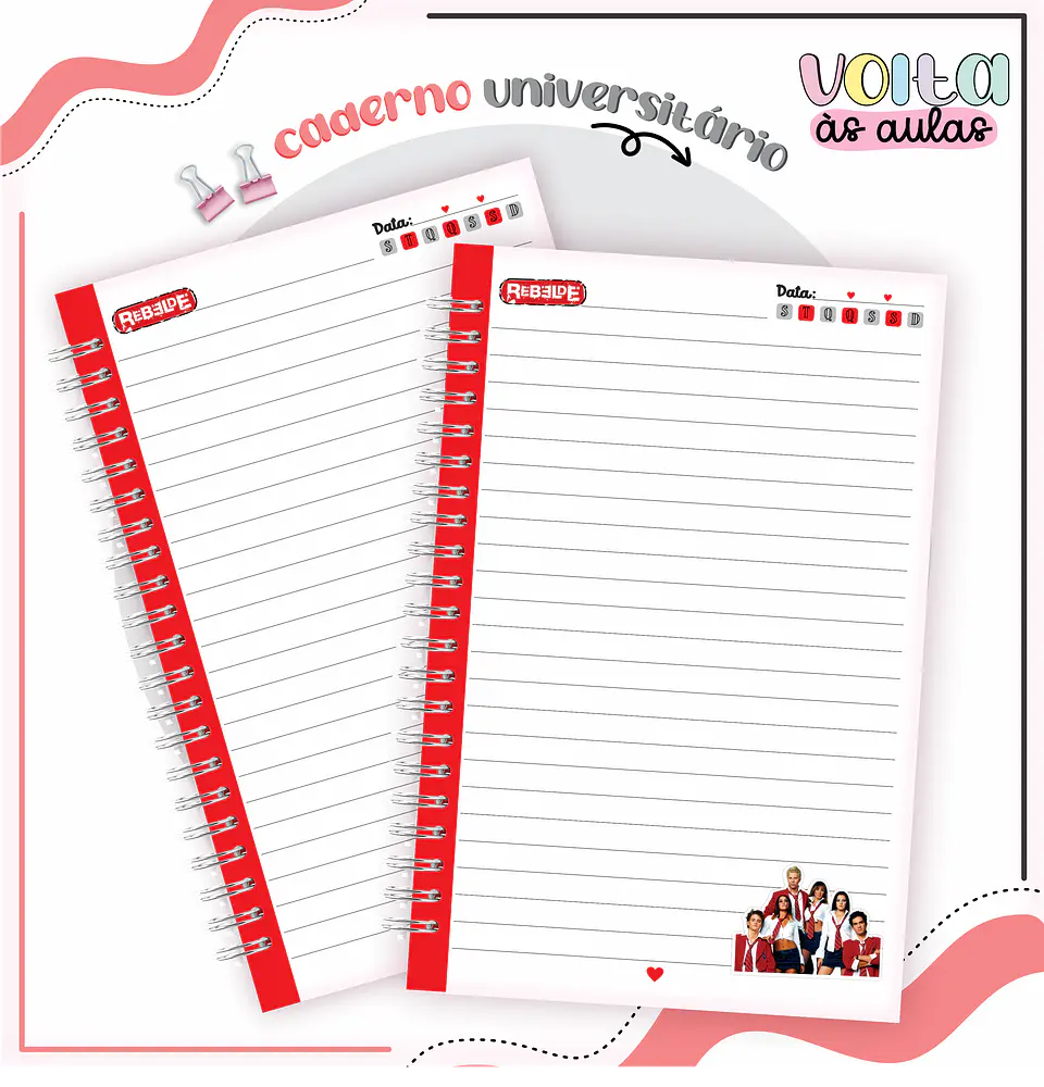 ARQUIVO ENCADERNAÇÃO KIT ESCOLAR REBELDE - LINA CRIATIVA 4