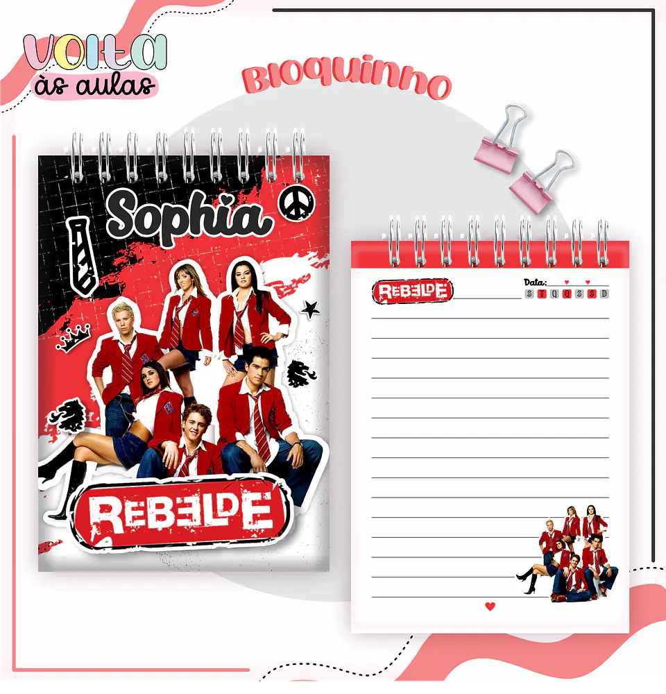 ARQUIVO ENCADERNAÇÃO KIT ESCOLAR REBELDE - LINA CRIATIVA 6