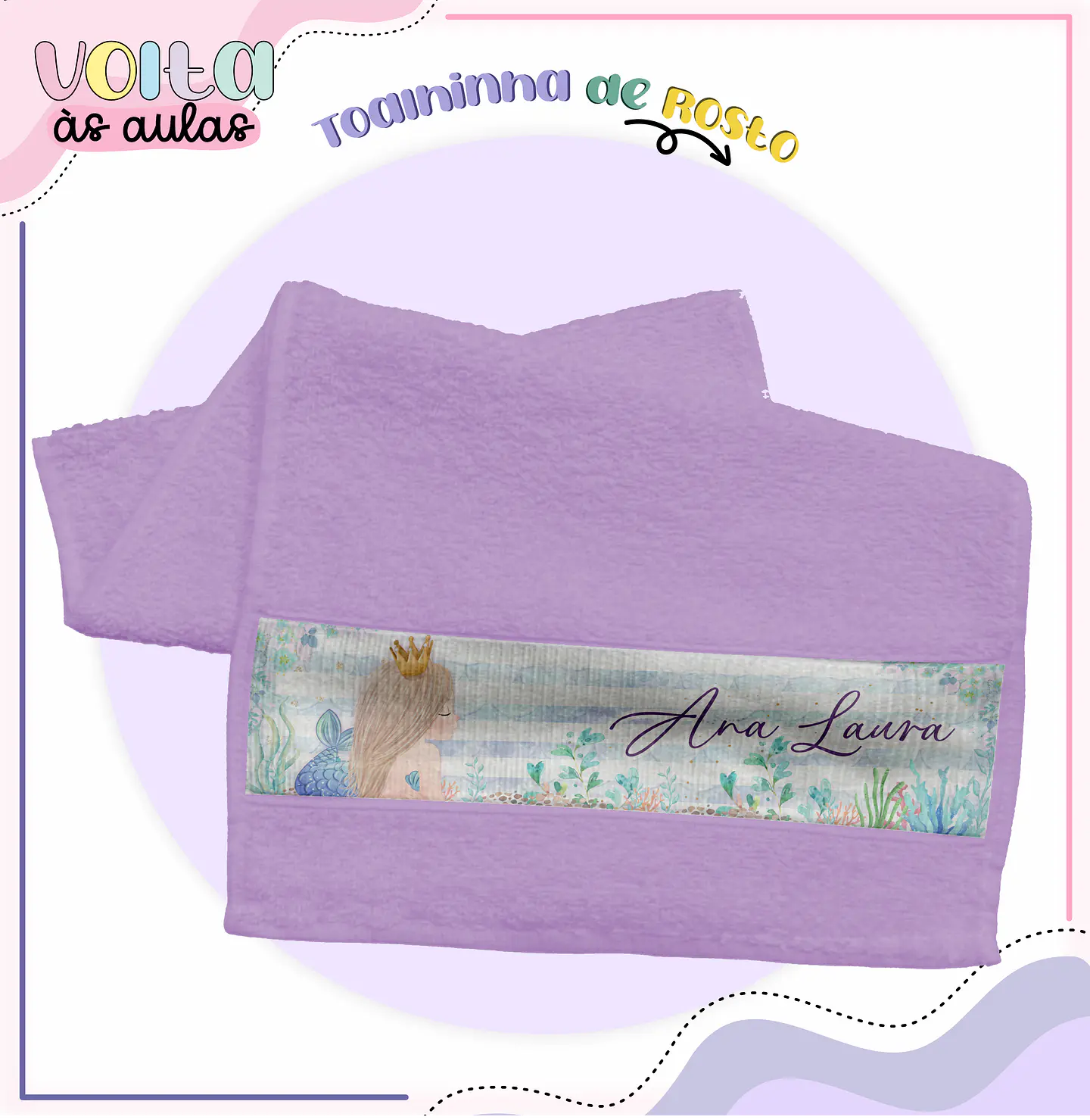 ARQUIVO ENCADERNAÇÃO KIT ESCOLAR SEREIA - LINA CRIATIVA 11