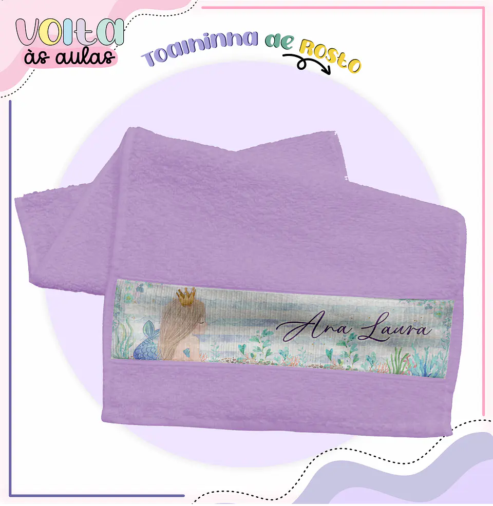 ARQUIVO ENCADERNAÇÃO KIT ESCOLAR SEREIA - LINA CRIATIVA 11