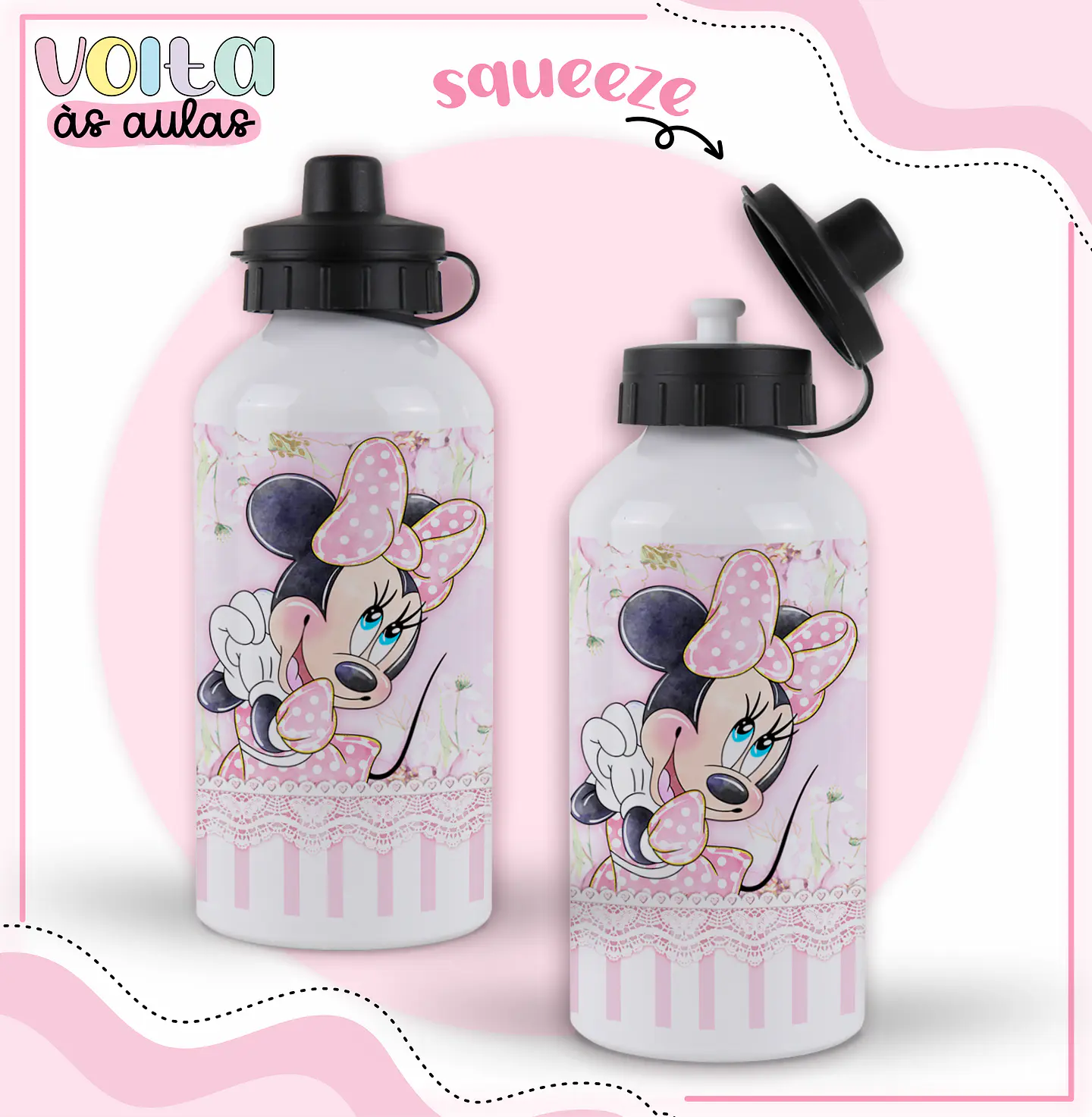 ARQUIVO ENCADERNAÇÃO KIT ESCOLAR MINNIE ROSA - LINA CRIATIVA 8
