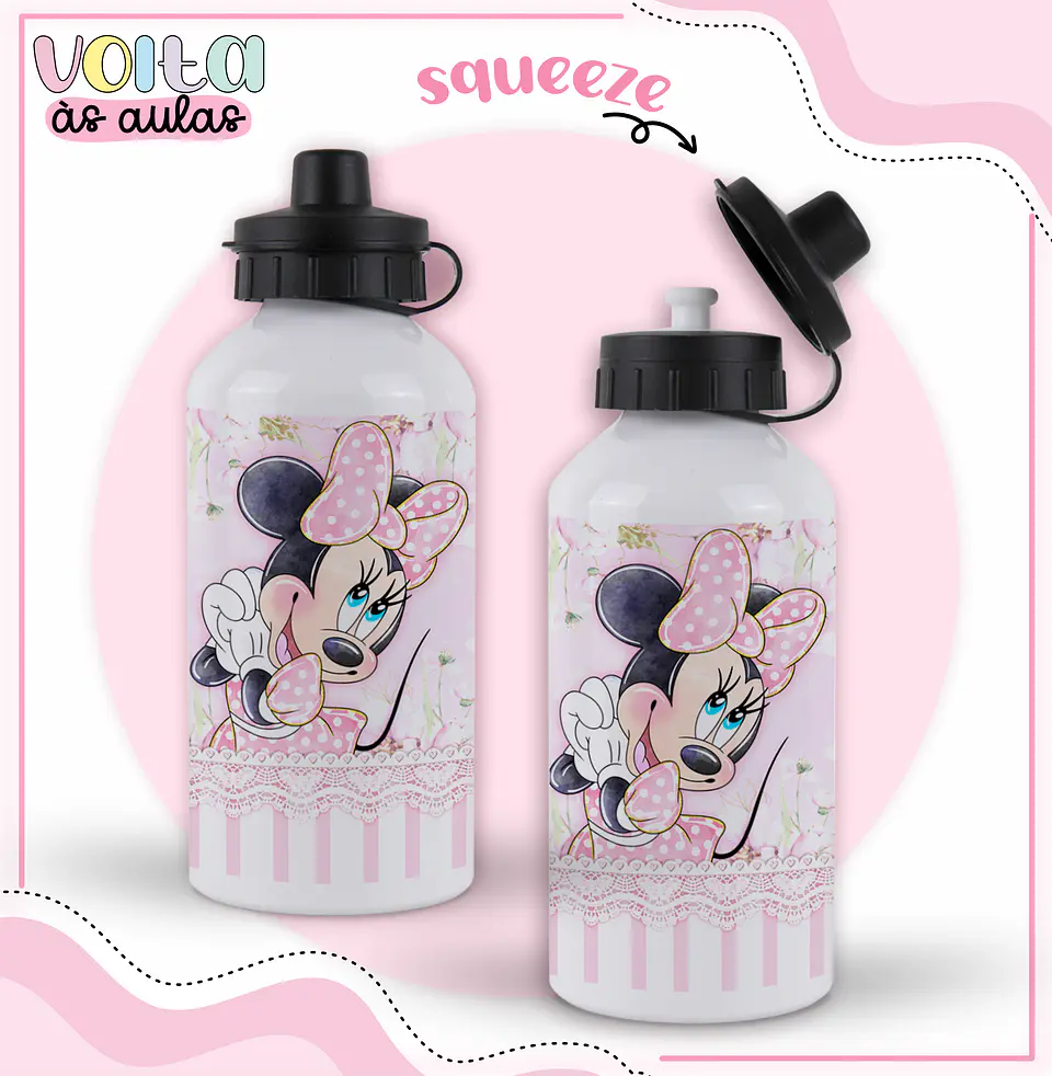 ARQUIVO ENCADERNAÇÃO KIT ESCOLAR MINNIE ROSA - LINA CRIATIVA 8