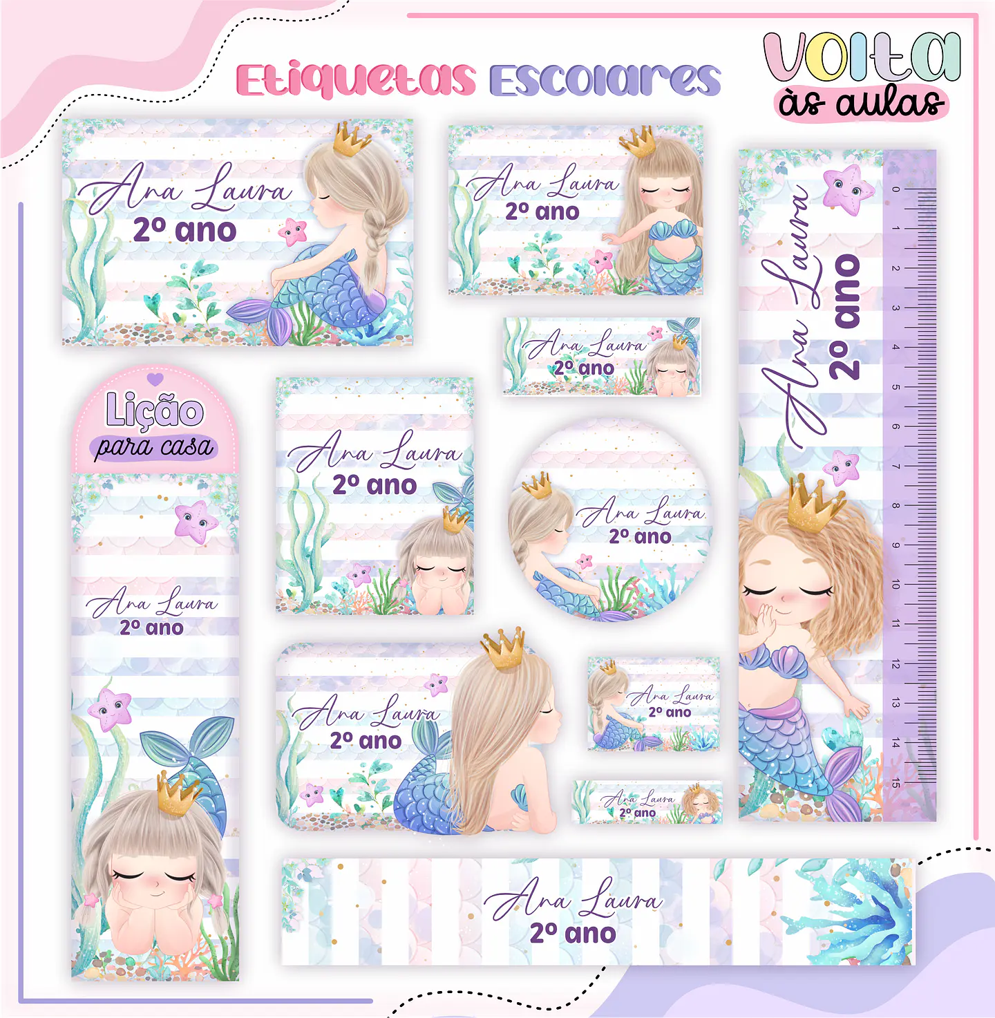 ARQUIVO ETIQUETA ESCOLAR SEREIA - LINA 1