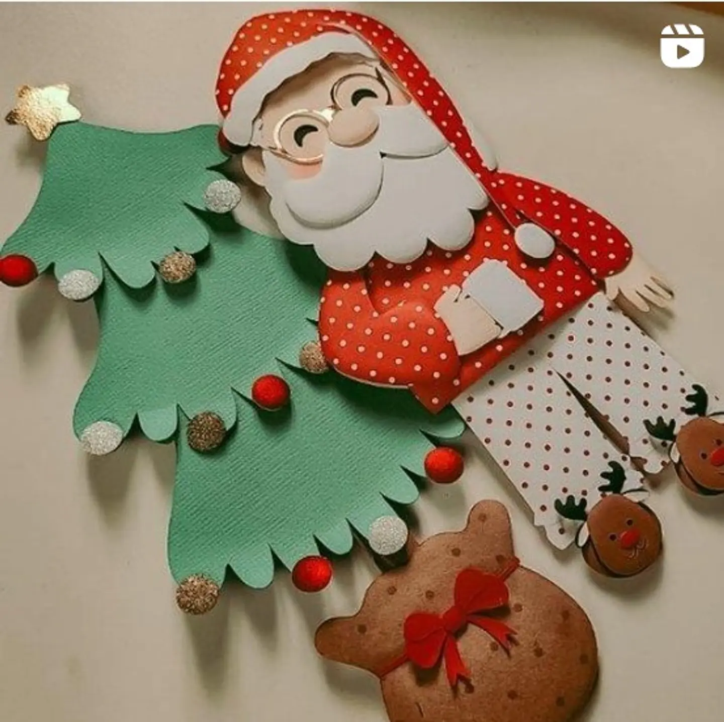 TOPO DE BOLO NATAL PAPAI NOEL 1