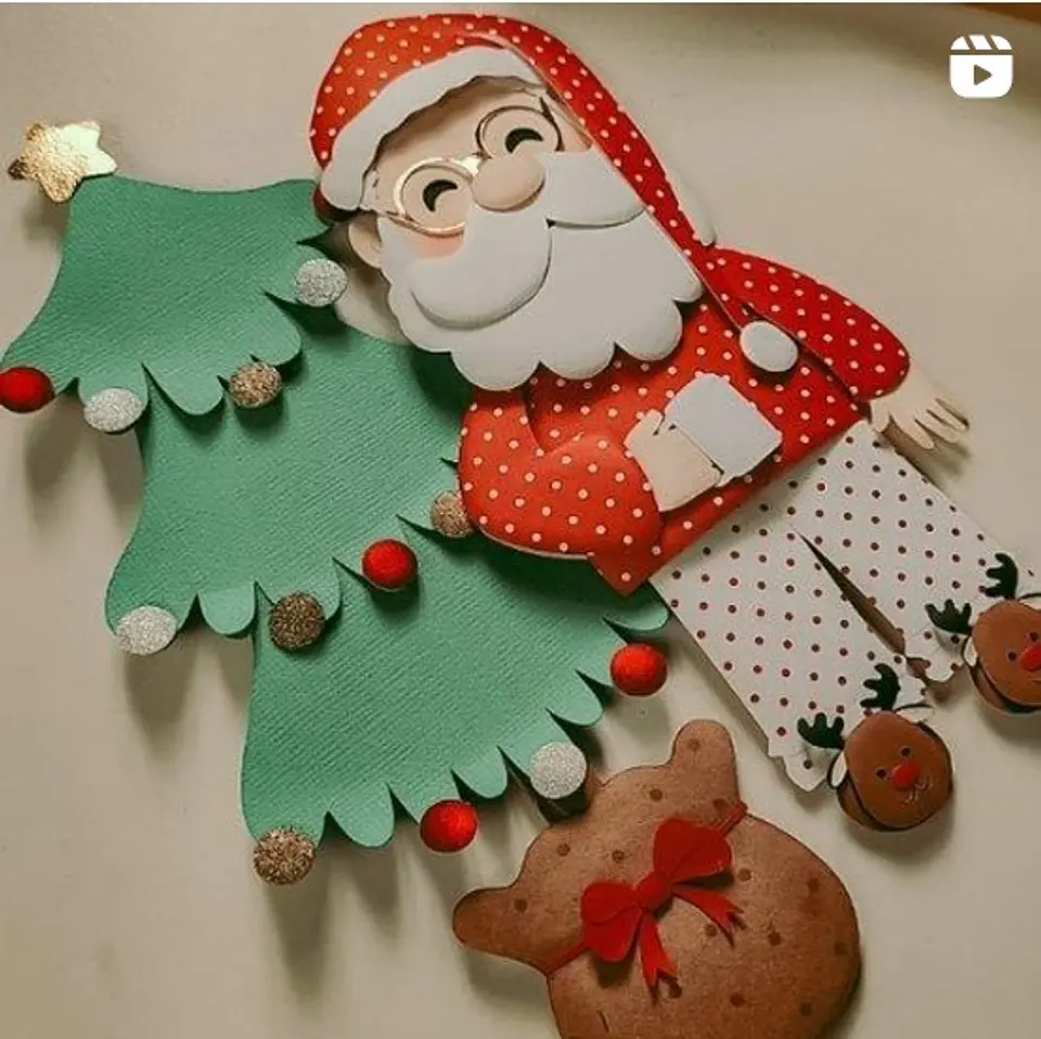 TOPO DE BOLO NATAL PAPAI NOEL 1