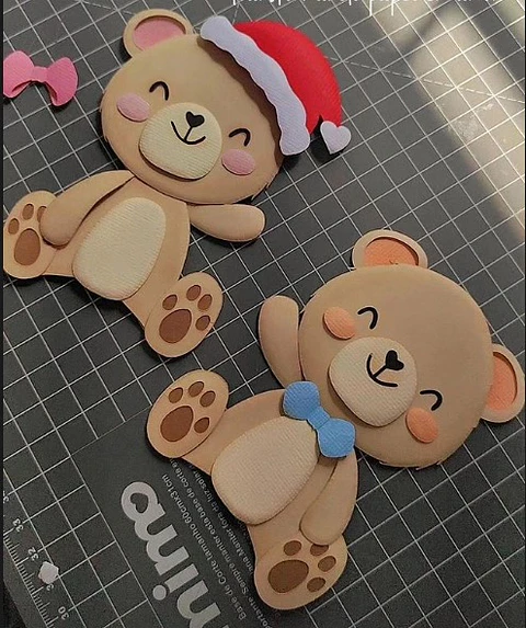 TOPO DE BOLO NATAL URSINHOS