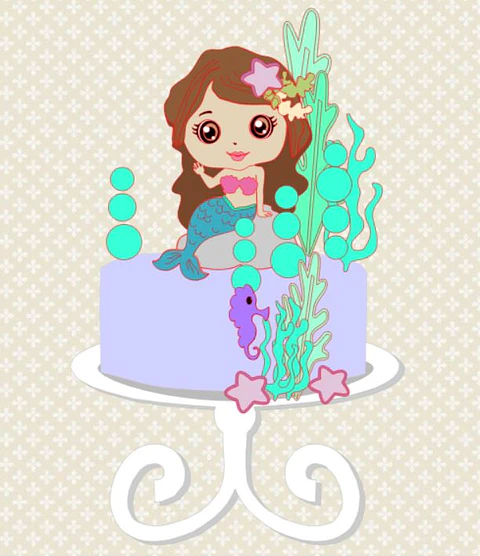 ARQUIVO DE CORTE TOPO DE BOLO SEREIA