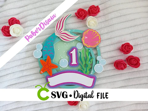 ARQUIVO DE CORTE TOPO DE BOLO SEREIA