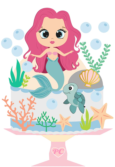 ARQUIVO DE CORTE TOPO DE BOLO SEREIA