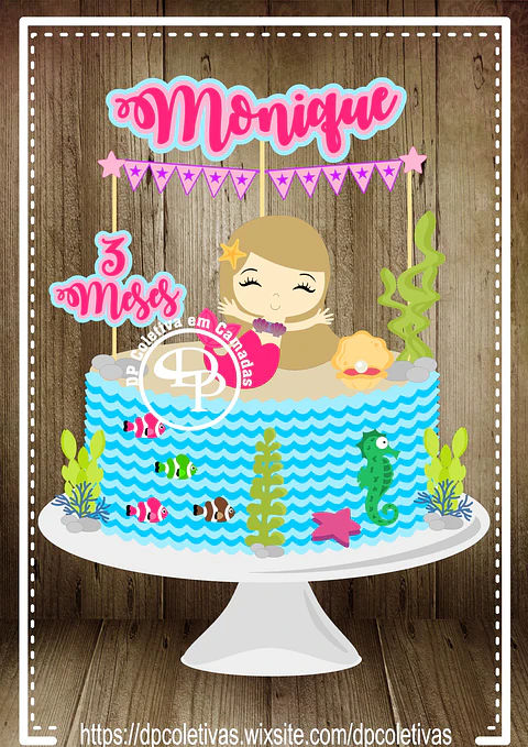 ARQUIVO DE CORTE TOPO DE BOLO SEREIA