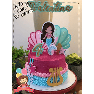 ARQUIVO DE CORTE TOPO DE BOLO SEREIA