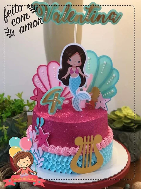 ARQUIVO DE CORTE TOPO DE BOLO SEREIA