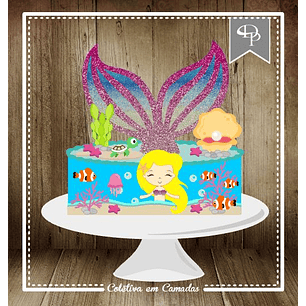 ARQUIVO DE CORTE TOPO DE BOLO SEREIA