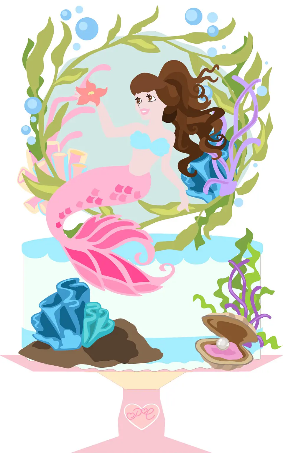 ARQUIVO DE CORTE TOPO DE BOLO SEREIA 1