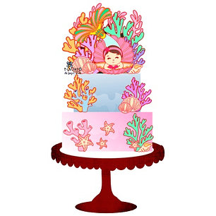 ARQUIVO DE CORTE TOPO DE BOLO SEREIA