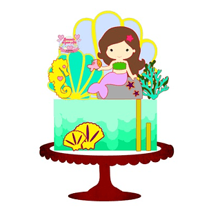 ARQUIVO DE CORTE TOPO DE BOLO SEREIA