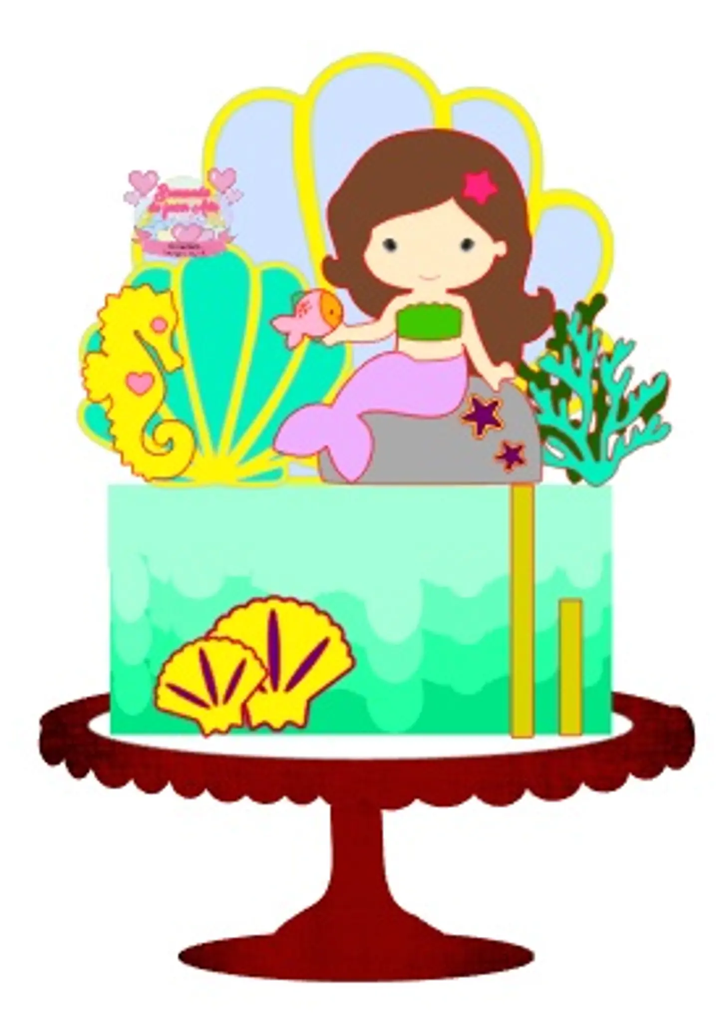 ARQUIVO DE CORTE TOPO DE BOLO SEREIA 1