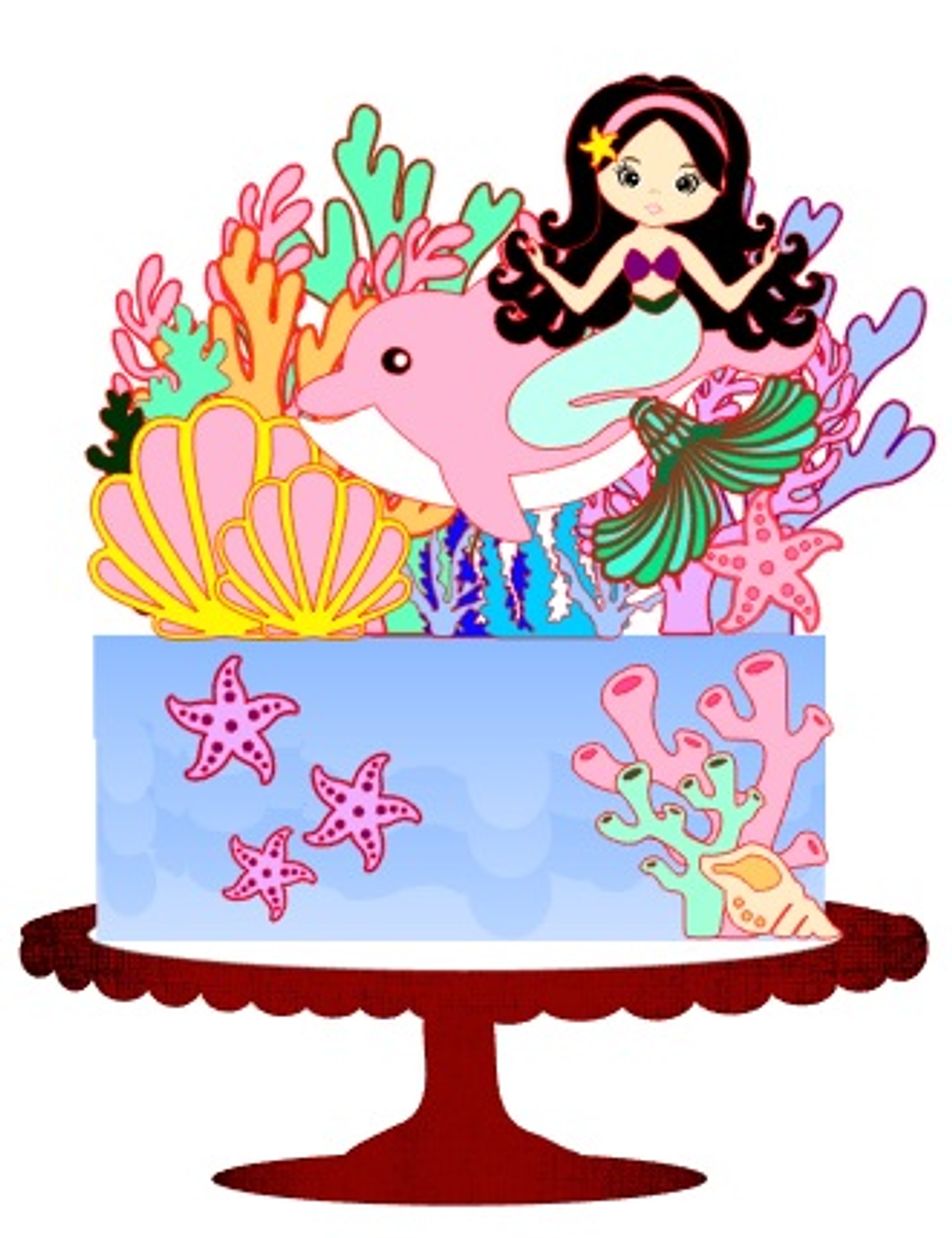 ARQUIVO DE CORTE TOPO DE BOLO SEREIA 1