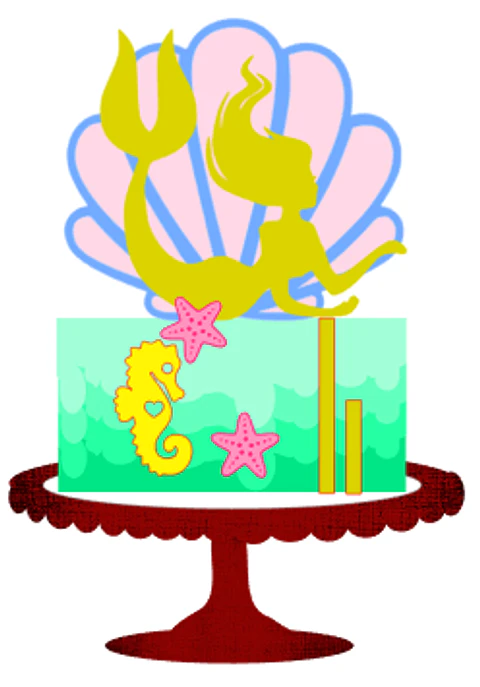 ARQUIVO DE CORTE TOPO DE BOLO SEREIA