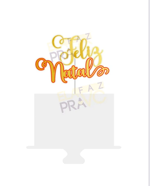 ARQUIVO DE CORTE TOPO DE BOLO FELIZ NATAL