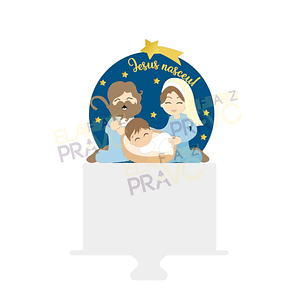 ARQUIVO TOPO DE BOLO PRESEPIO