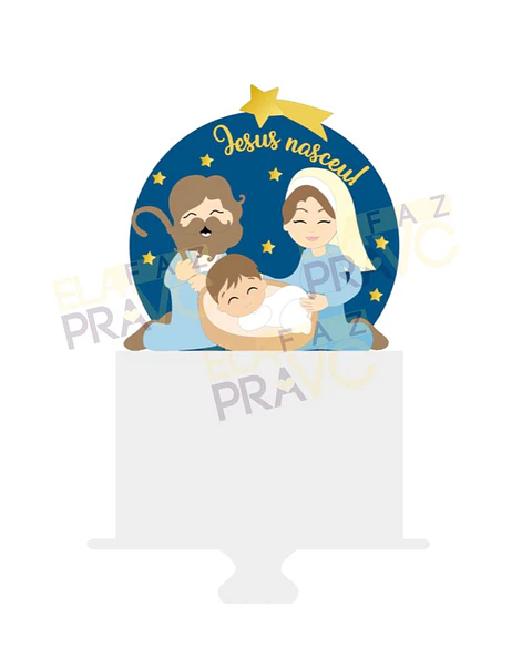 ARQUIVO TOPO DE BOLO PRESEPIO