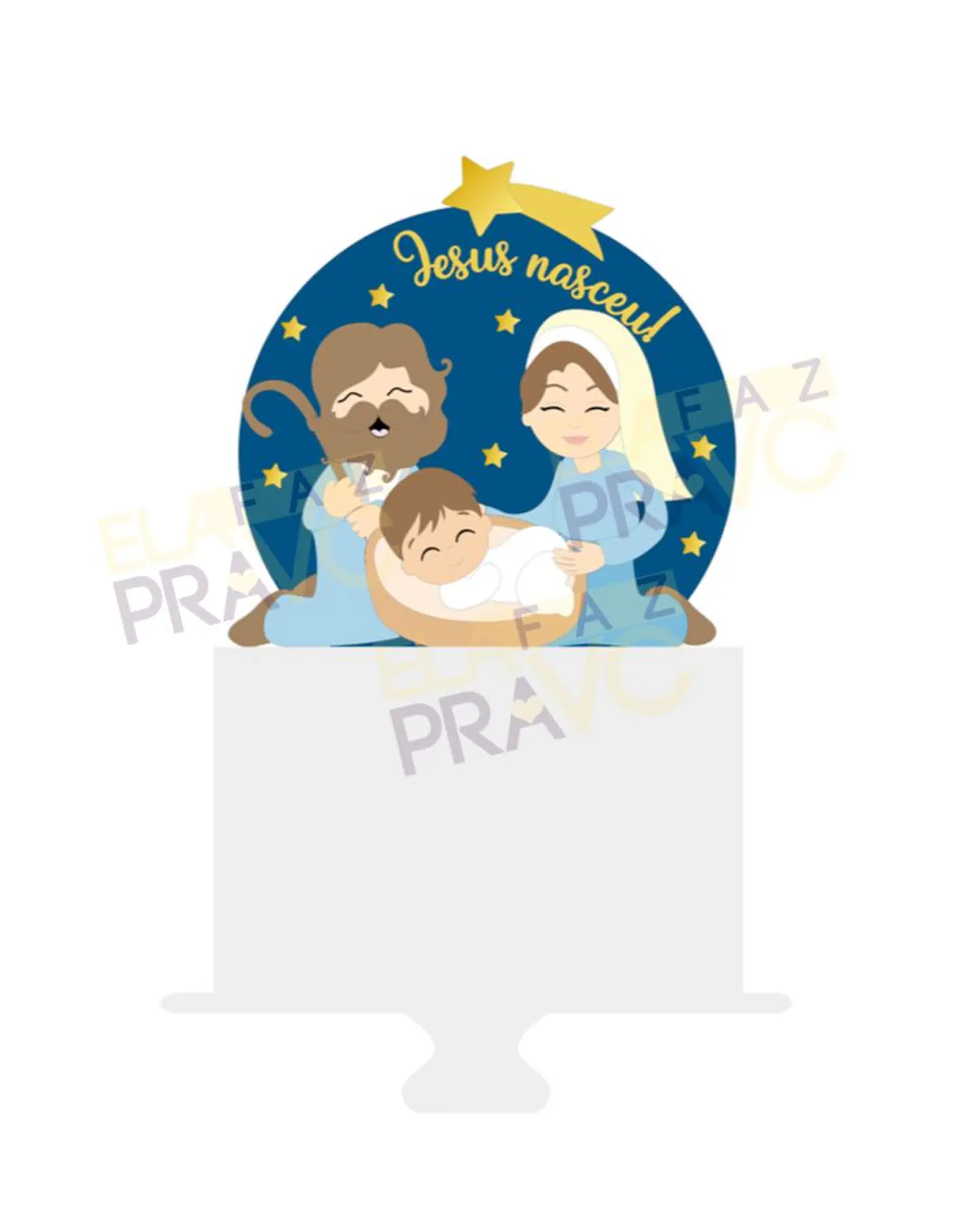 ARQUIVO TOPO DE BOLO PRESEPIO 1