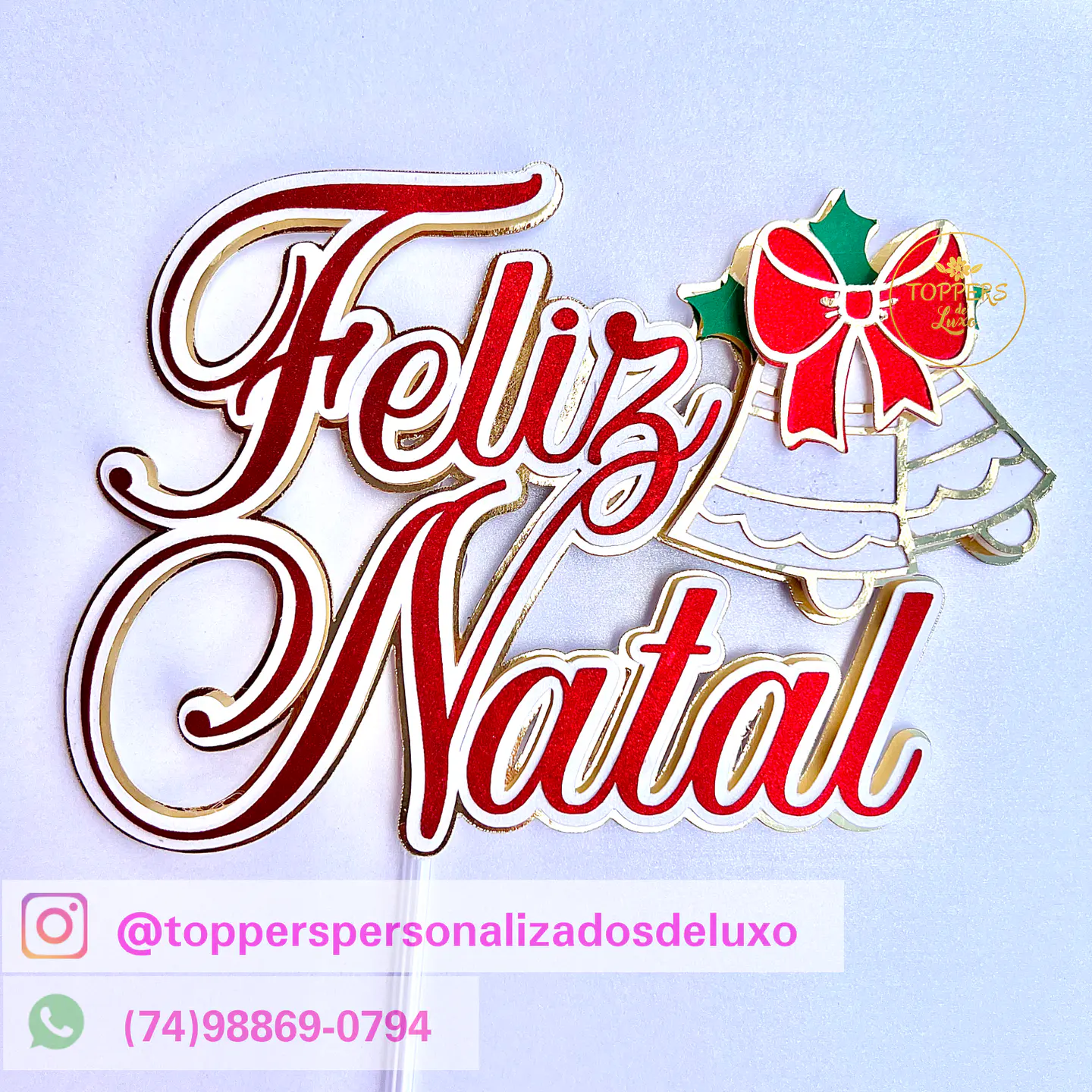 ARQUIVO DE CORTE TOPO DE BOLO FELIZ NATAL 1