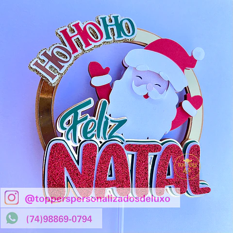 ARQUIVO DE CORTE TOPO DE BOLO NATAL