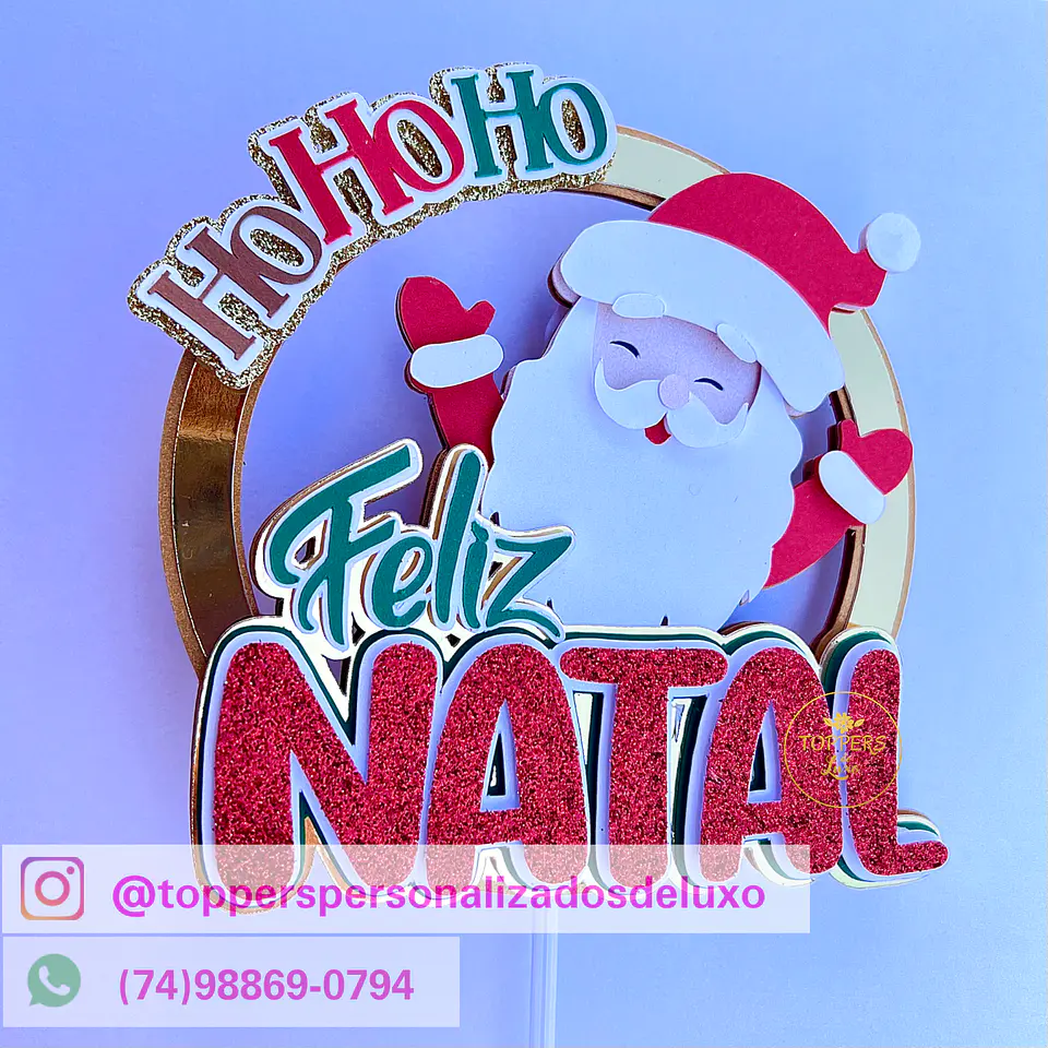 ARQUIVO DE CORTE TOPO DE BOLO NATAL 1