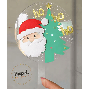 ARQUIVO DE CORTE TOPO DE BOLO NATAL