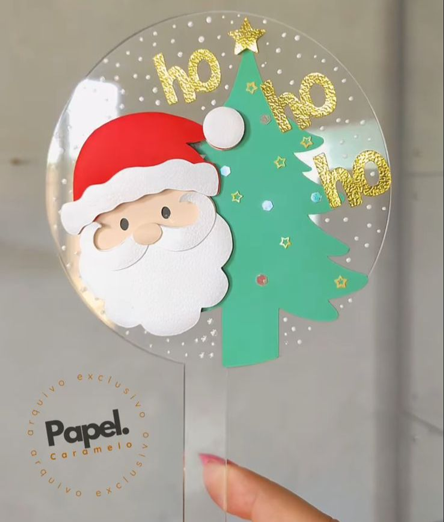 ARQUIVO DE CORTE TOPO DE BOLO NATAL 1