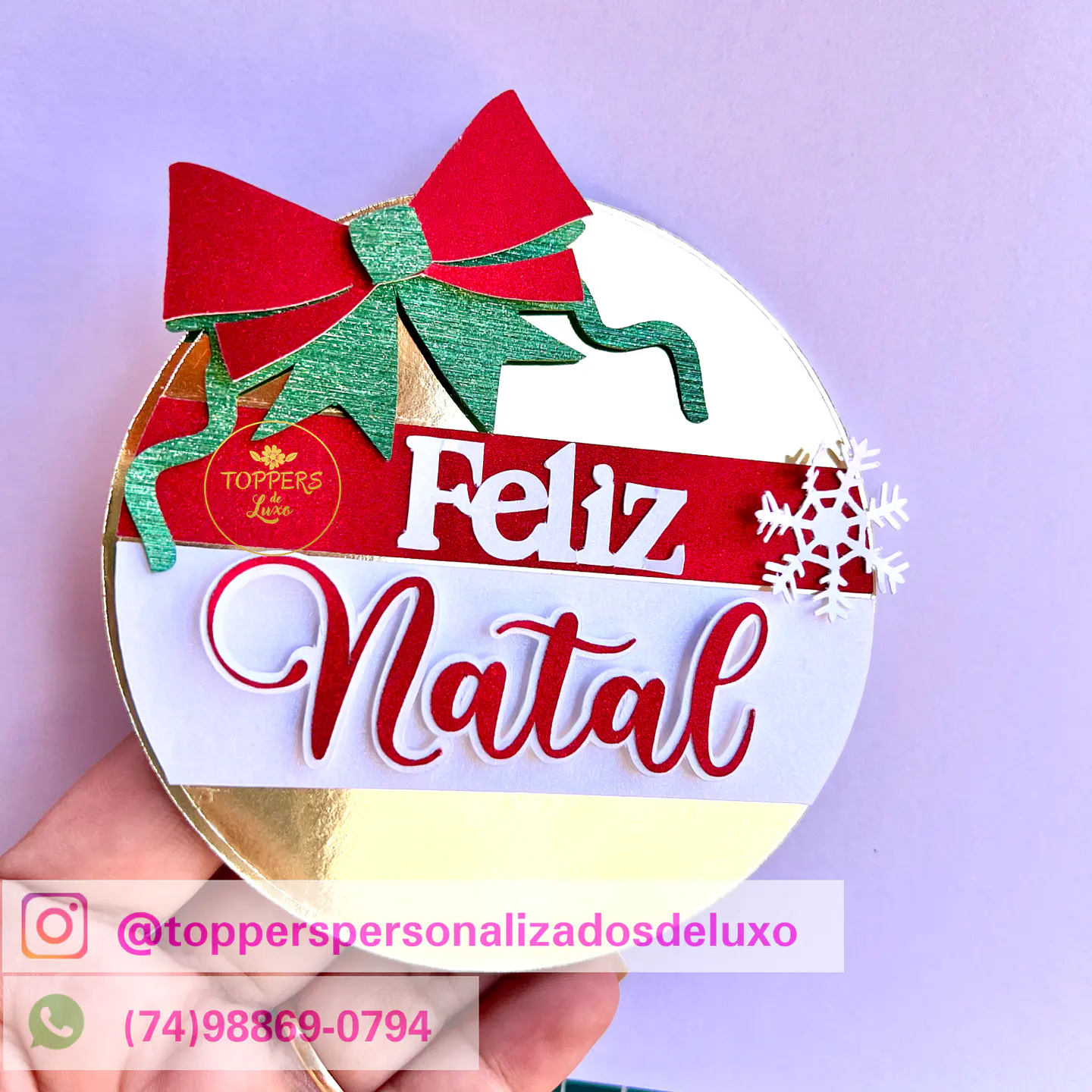 ARQUIVO DE CORTE TOPO DE BOLO NATAL 1