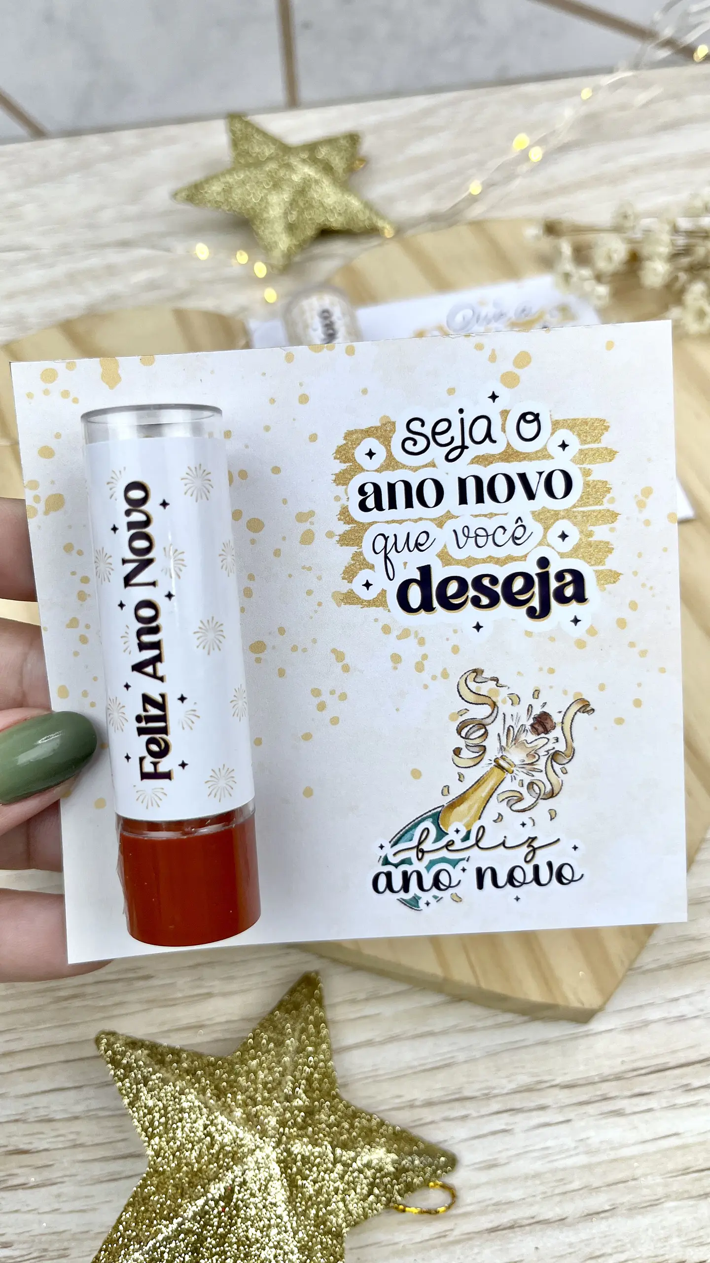 Arquivo de Corte Card Manteiga de Cacau Ano Novo - MADI 5