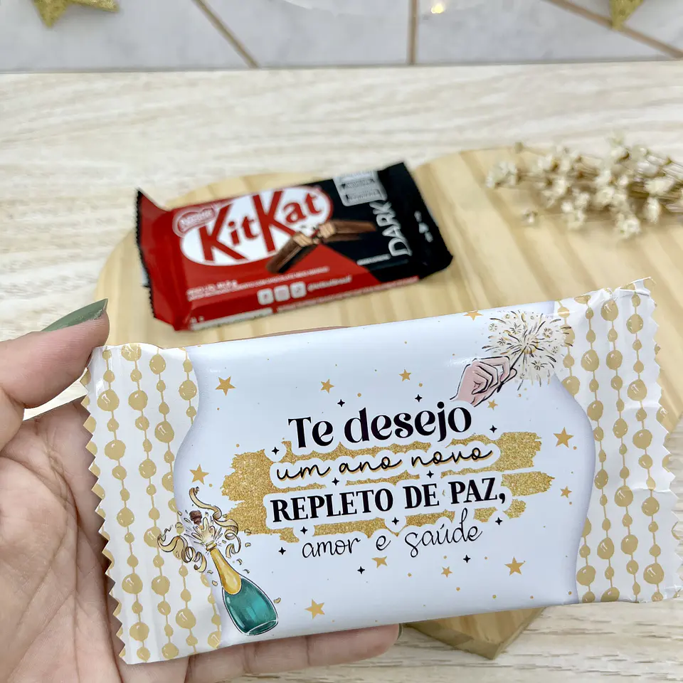 Arquivo de Corte Embalagem Kit Kat Ano Novo - MADI 2