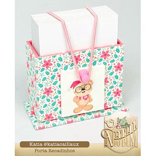 Arquivo Projeto de Cartonagem Porta Recadinhos