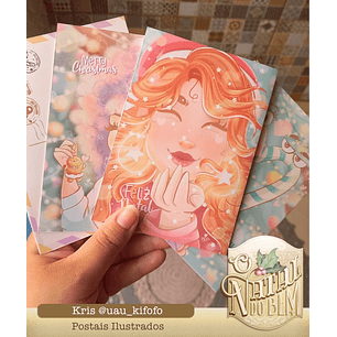 ARQUIVO CARTÕES DE NATAL - UAU KI FOFO