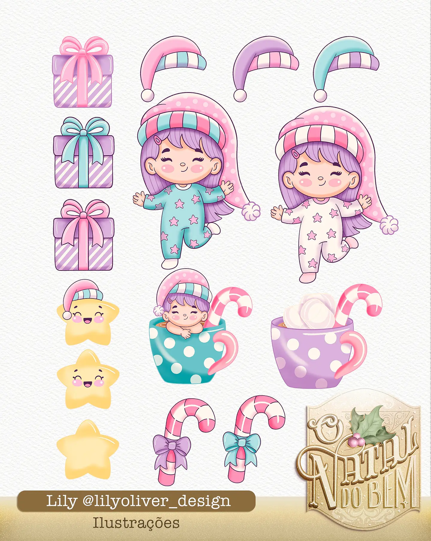 KIT DIGITAL NATAL - LILLY OLIVER 1