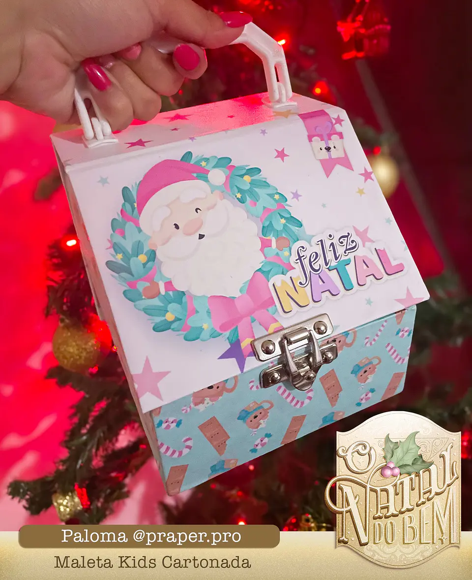 ARQUIVO PROJETO CARTONGEM MALETA DE NATAL - PRAPER PRO 1