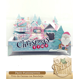 ARQUIVO DE CORTE BANDEJA E CAIXINHAS NATAL - TITA