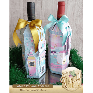 ARQUIVO DE CORTE RÓTULO PARA VINHO 