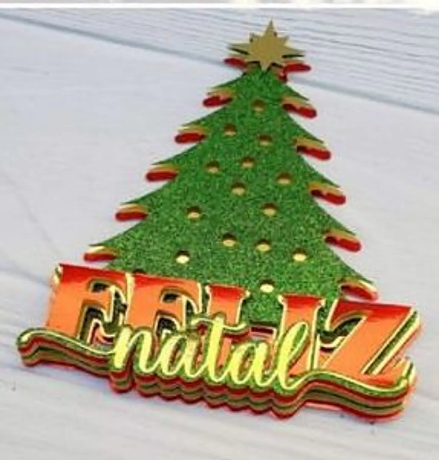 ARQUIVO DE CORTE TOPO DE BOLO ARVORE DE NATAL 1