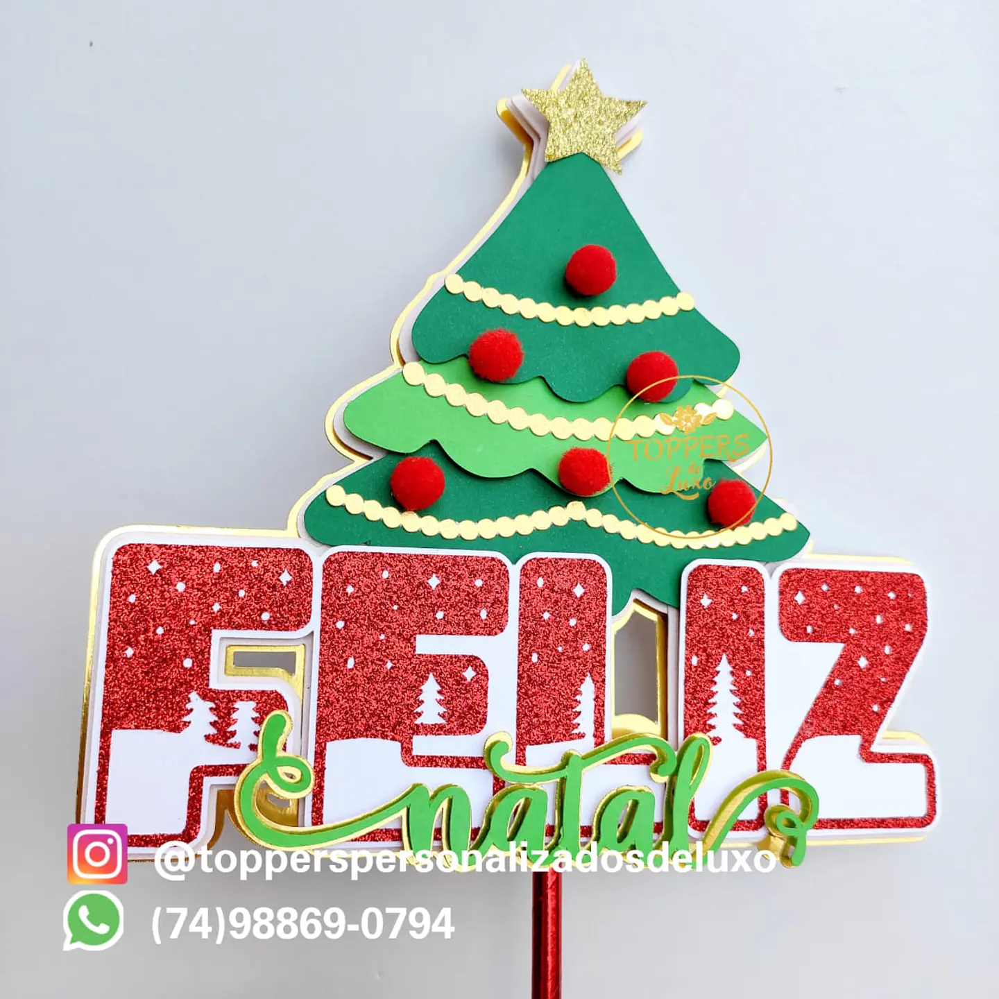 ARQUIVO DE CORTE TOPO DE BOLO ÁRVORE NATAL 1