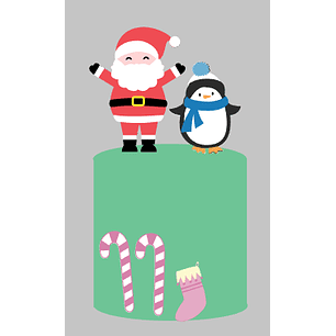 ARQUIVO DE CORTE TOPO DE BOLO NATAL