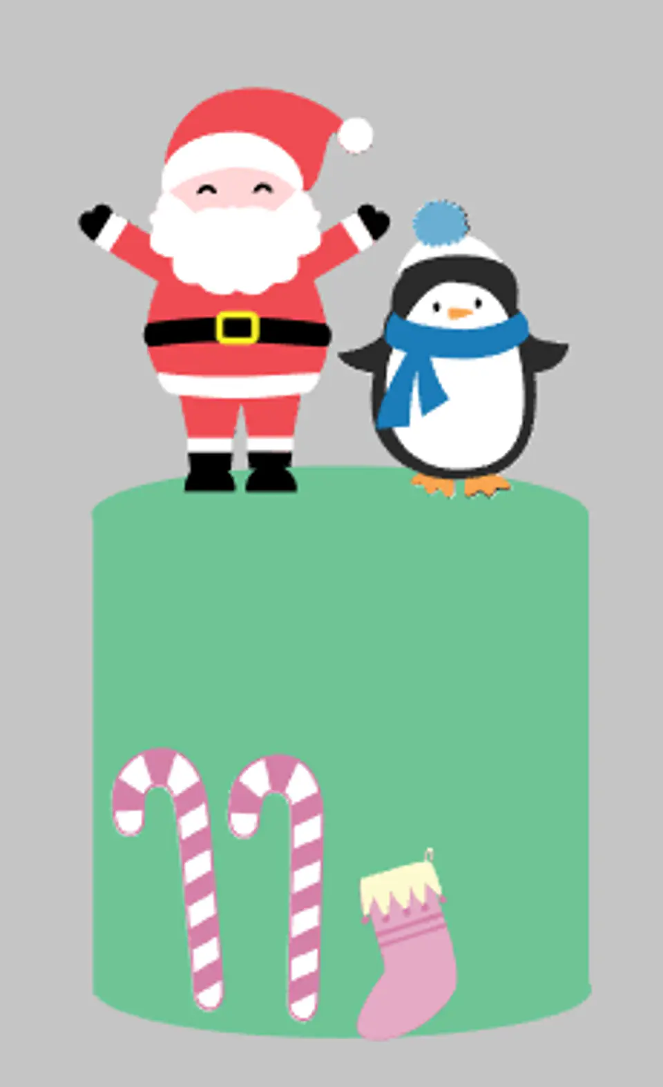 ARQUIVO DE CORTE TOPO DE BOLO NATAL 1