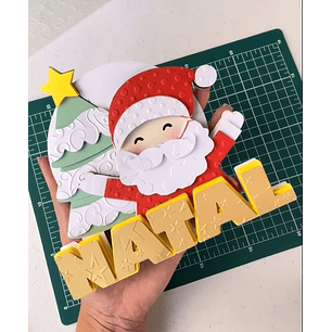 ARQUIVO DE CORTE TOPO DE BOLO NATAL