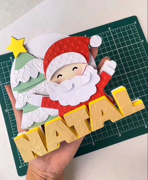 ARQUIVO DE CORTE TOPO DE BOLO NATAL