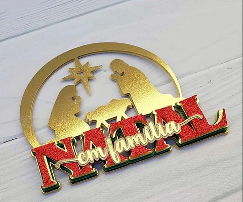 ARQUIVO DE CORTE TOPO DE BOLO NATAL