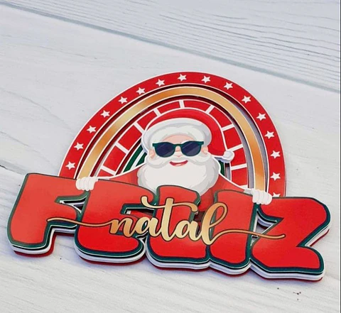 ARQUIVO DE CORTE TOPO DE BOLO NATAL