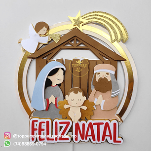 ARQUIVO DE CORTE TOPO DE BOLO NATAL